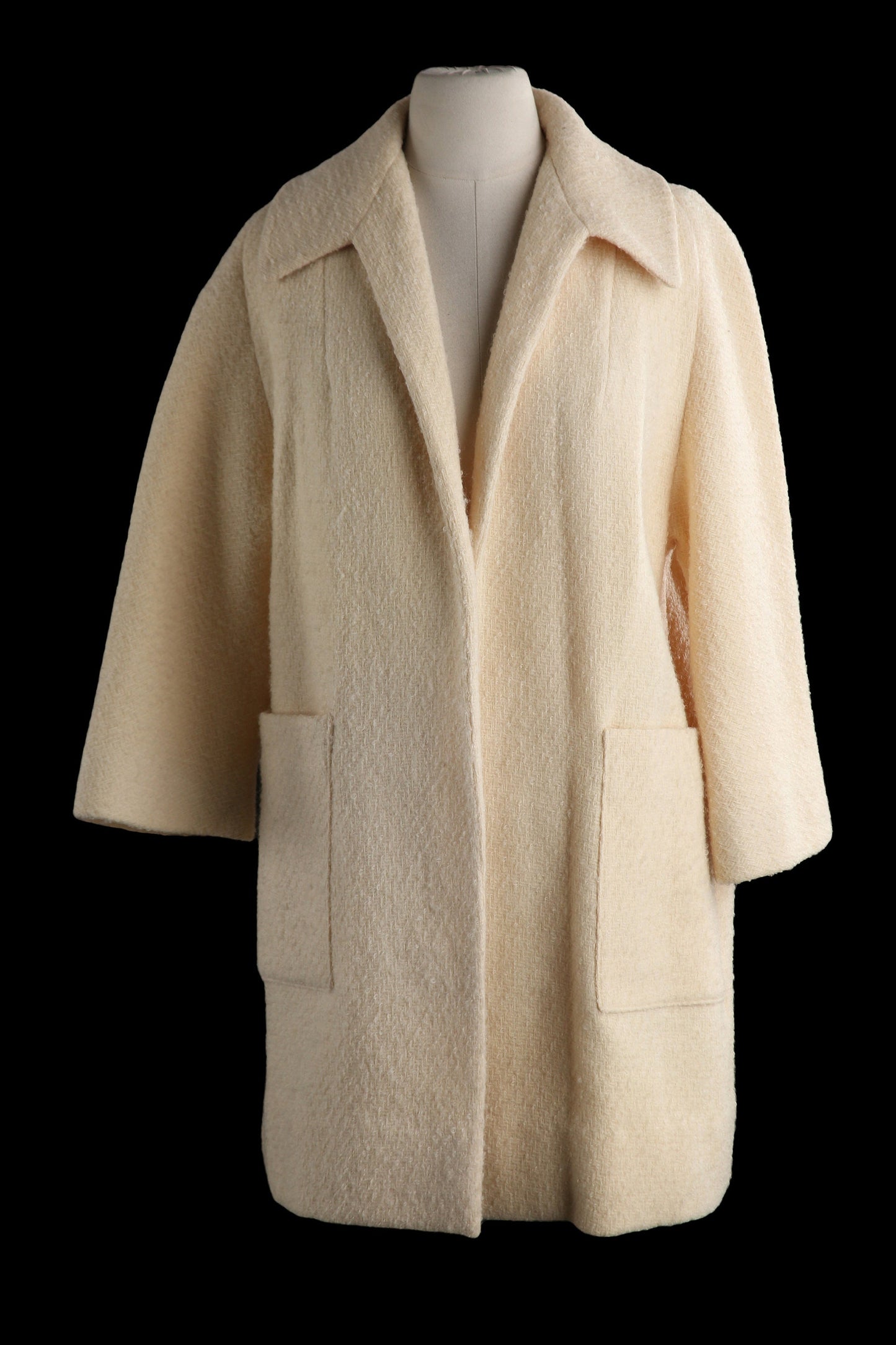 Vintage White Winter with no Closure - Estimated Era 1960's - 1970's