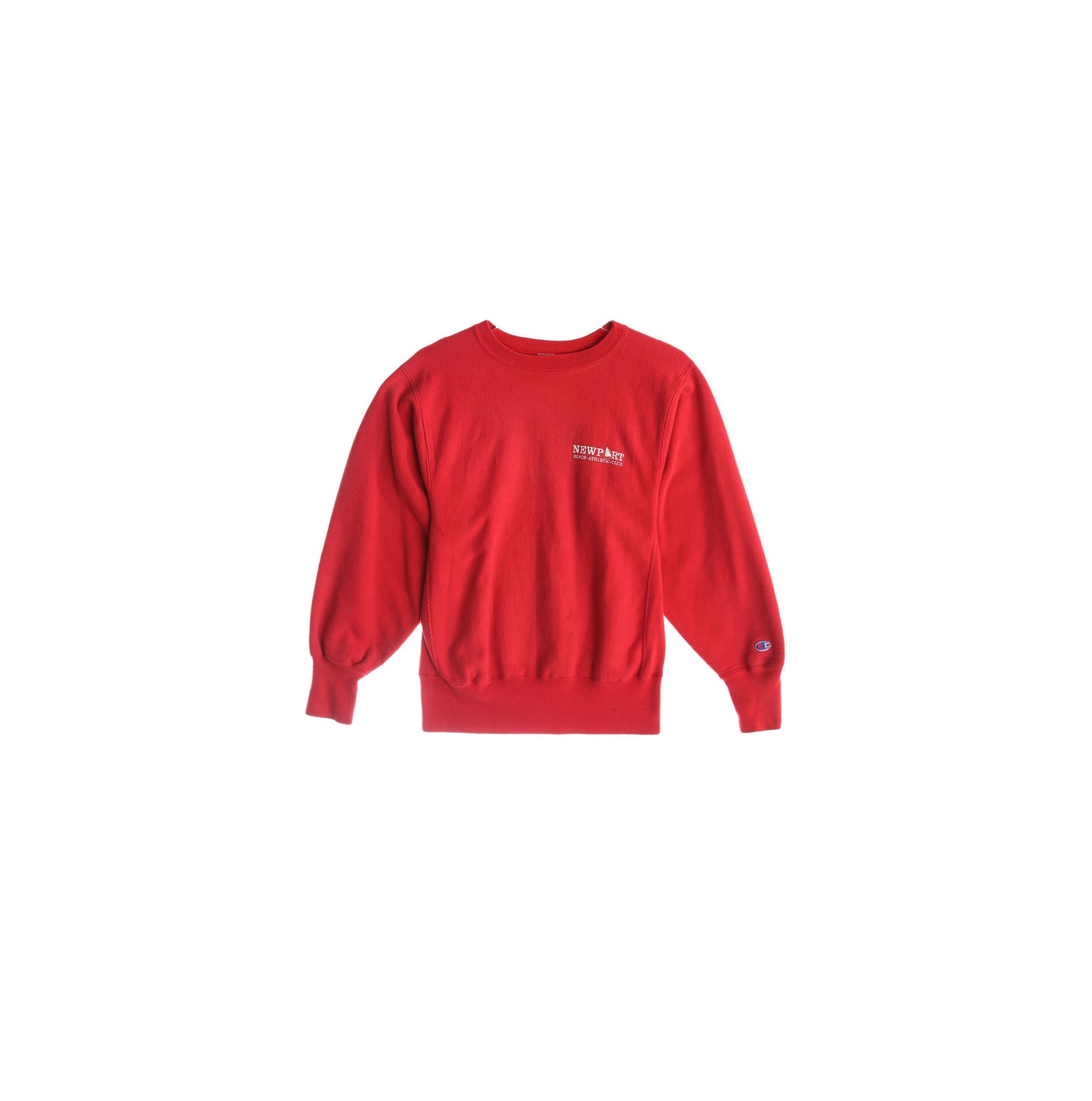 Vintage Champion Sweatshirt with Newport Search Athletic Club - Estimated Era 1980's - 1990's - Made in USA