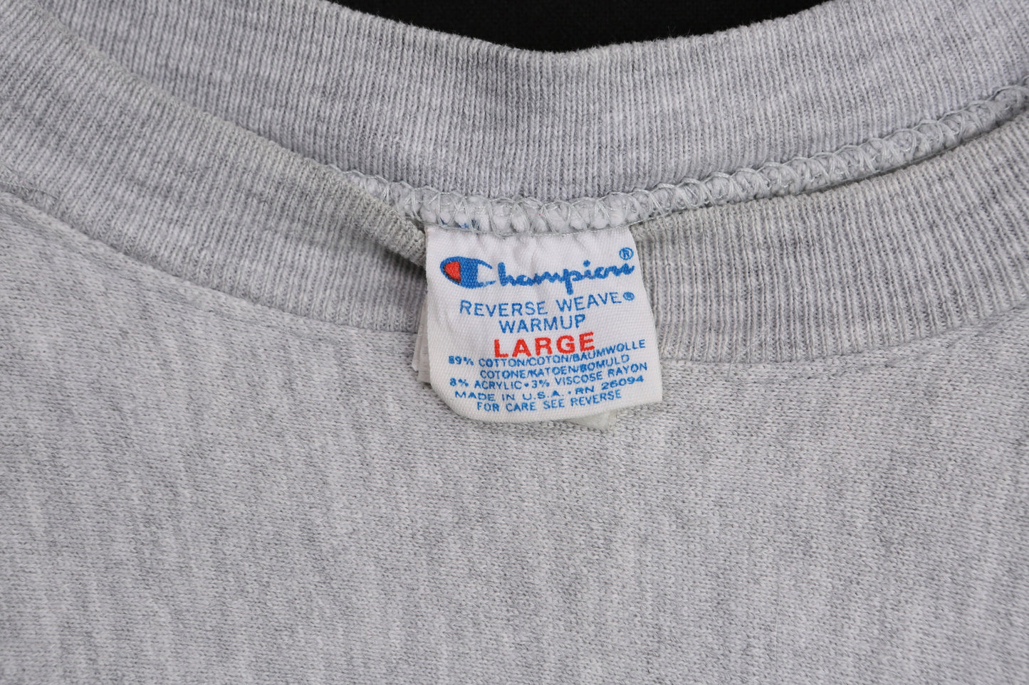 Vintage Champion Sweatshirt - Solid Gray No Print - Estimated Era 1970's - 1980's