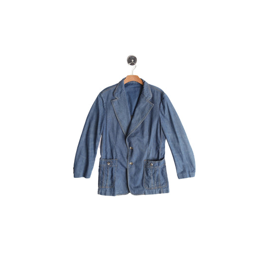 70s Lee Blue Casual Blazer