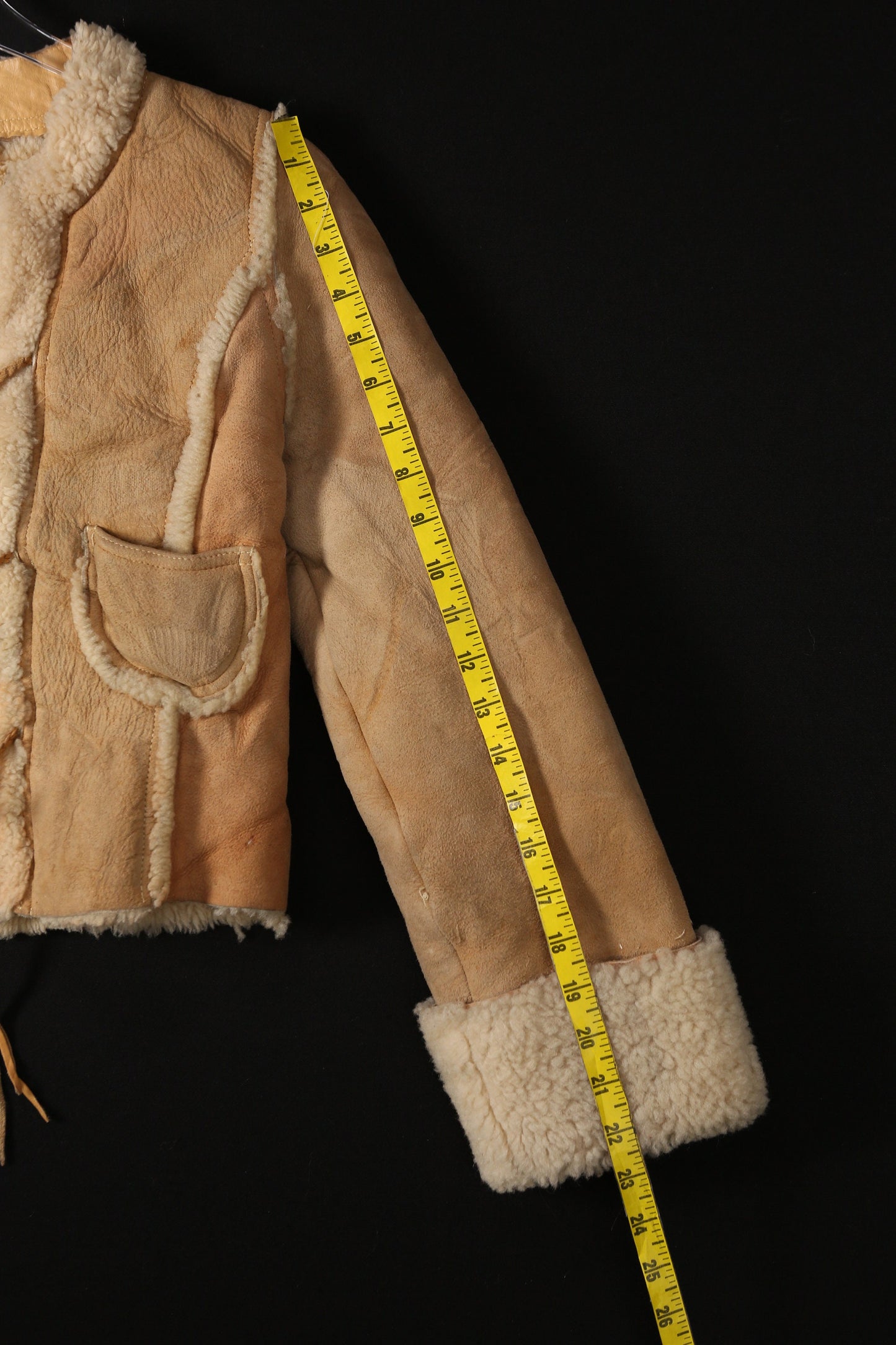 Vintage Women's Brown Shearling Jacket - Estimated Era 1970's - 1980's