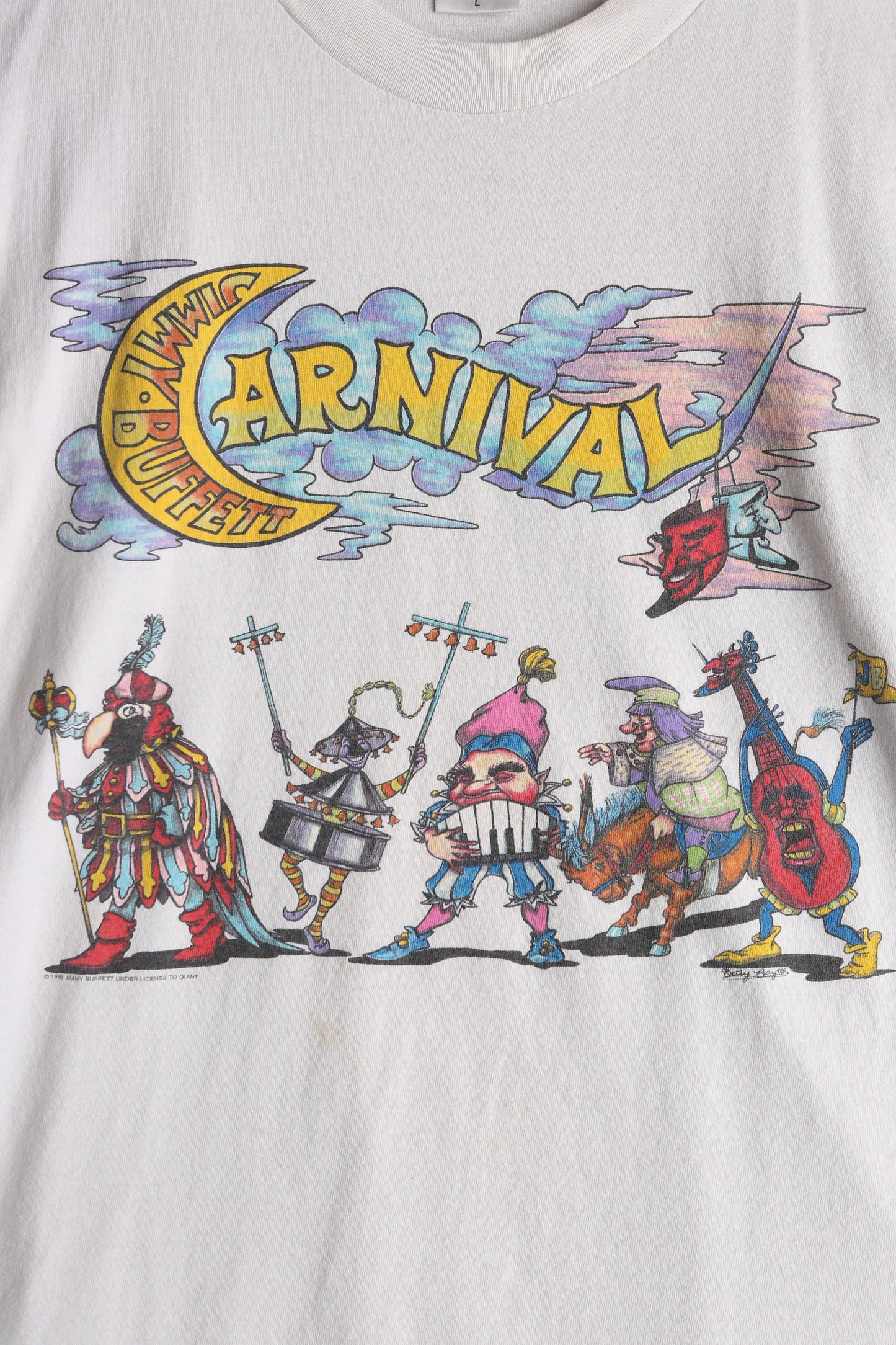 Jimmy Buffett Carnival Graphic Shirt - 1998 - 1999 Tour