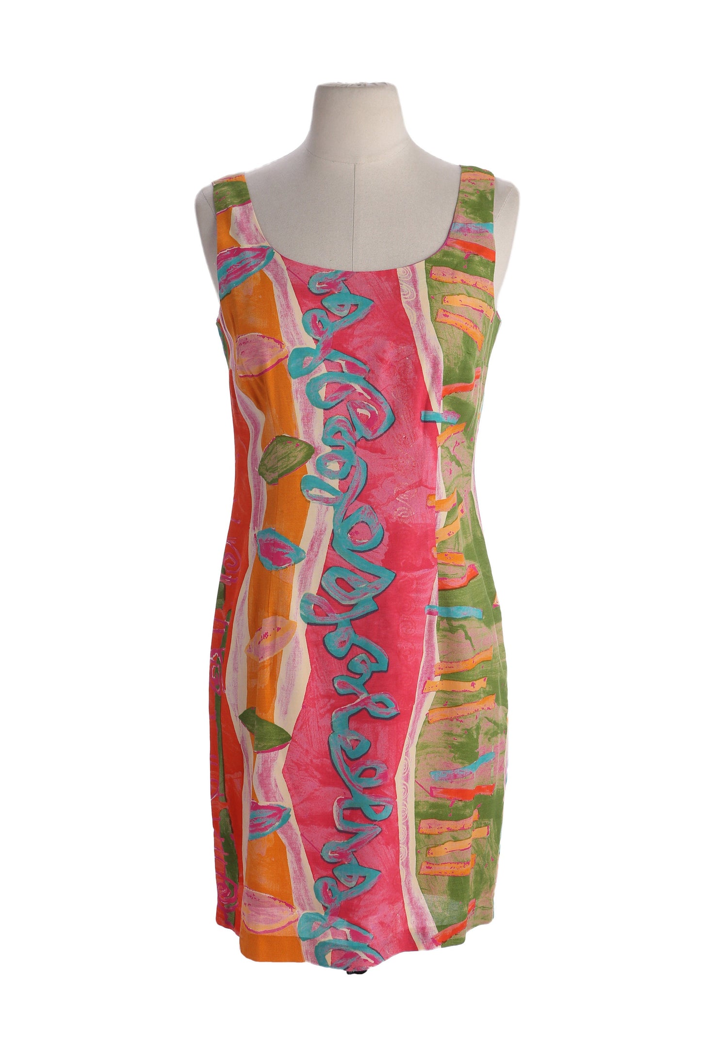 90's Women Summer Rayon Dress by Rabbit Rabbit Rabbit Designs