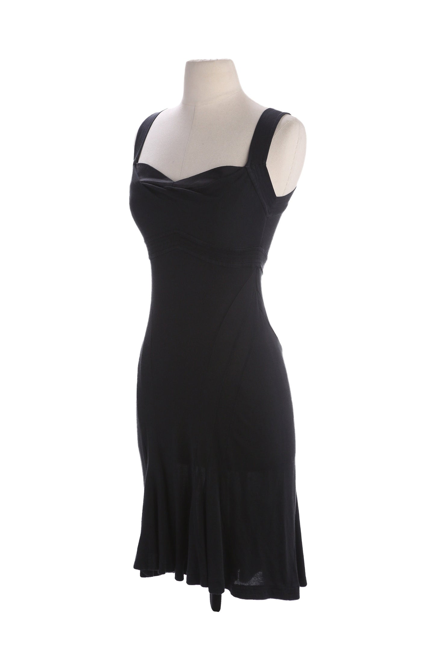 Vintage Black Evening Sleeveless Dress by Diane Von Furstenberg