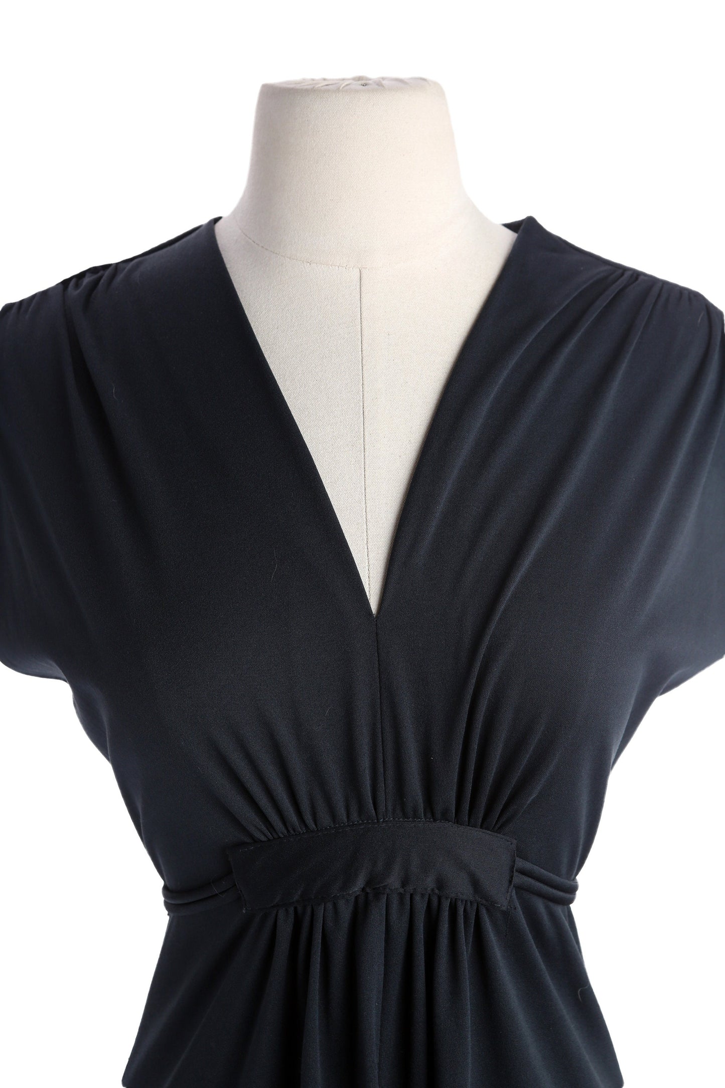 70s Women Blue Casual Polyester Sleeveless Dress by OOPS California