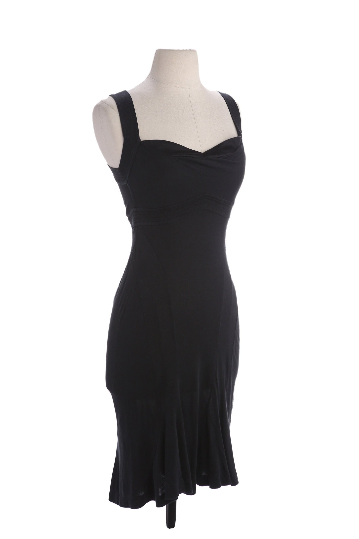Vintage Black Evening Sleeveless Dress by Diane Von Furstenberg