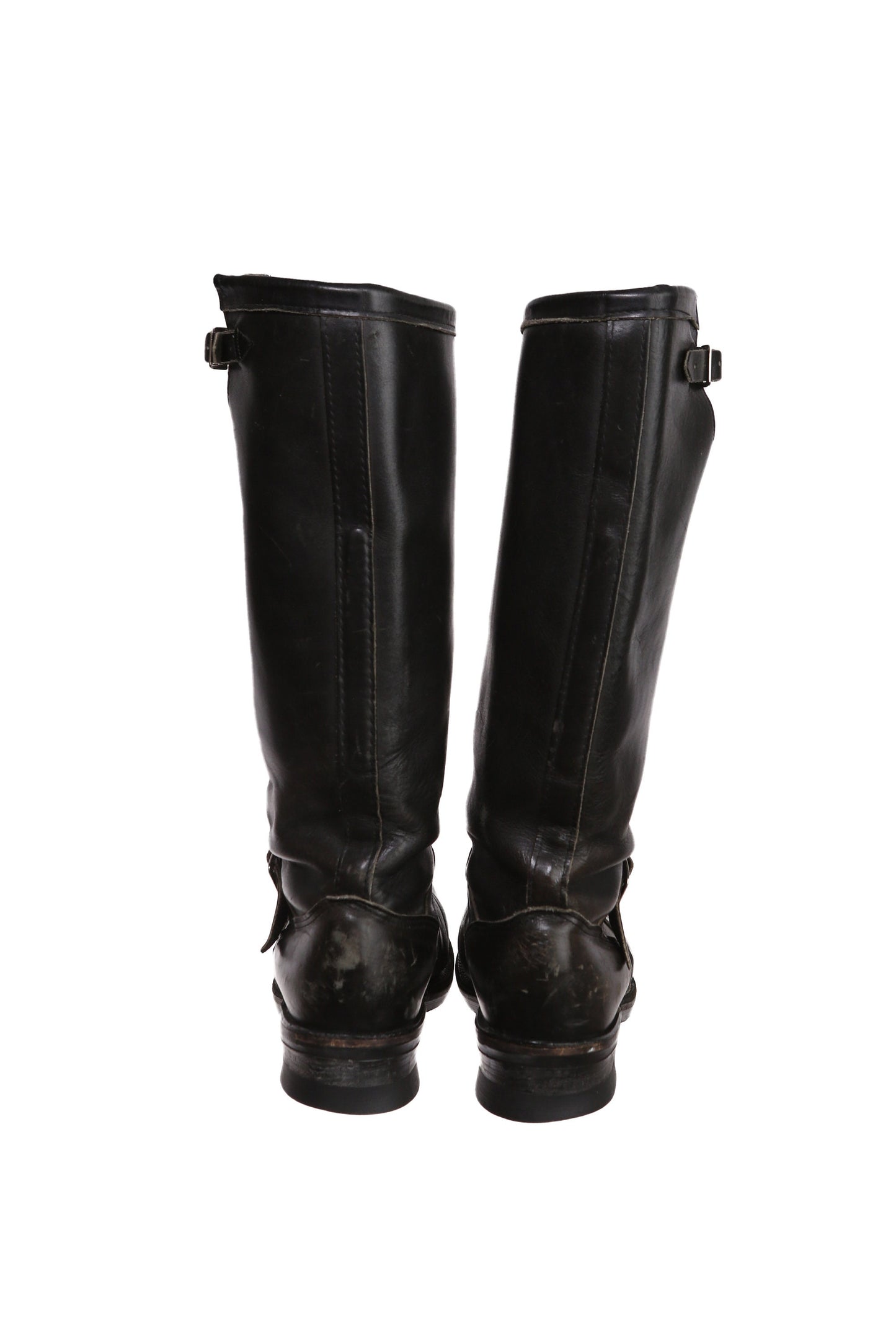 Vintage Chippewa high Top Black Engineering Boots - Steel Toe