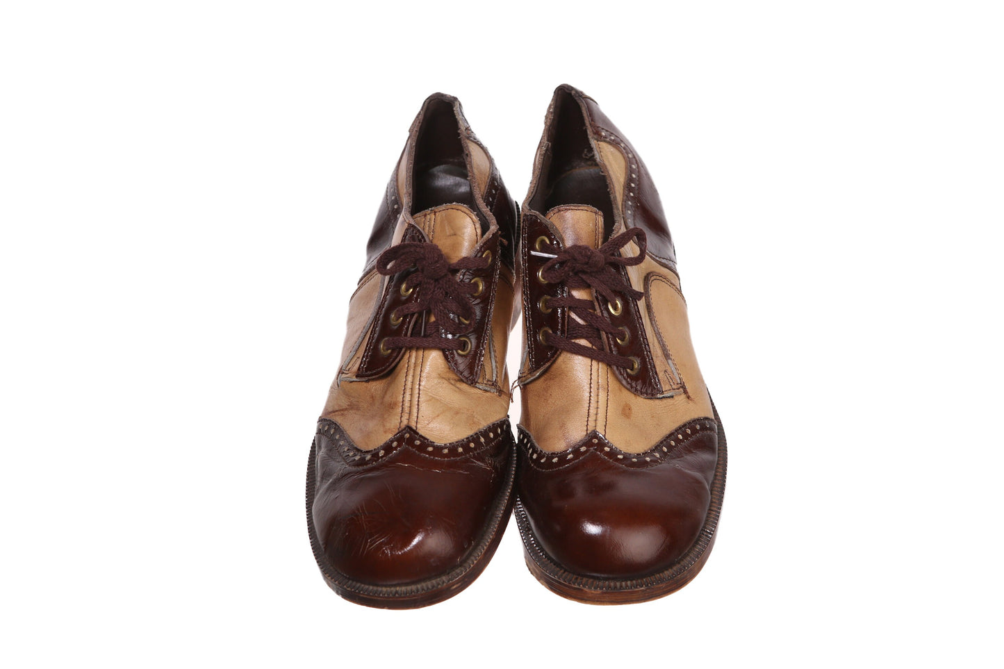 Vintage Platform Mod Shoes - Est Era 1960's - 1970's