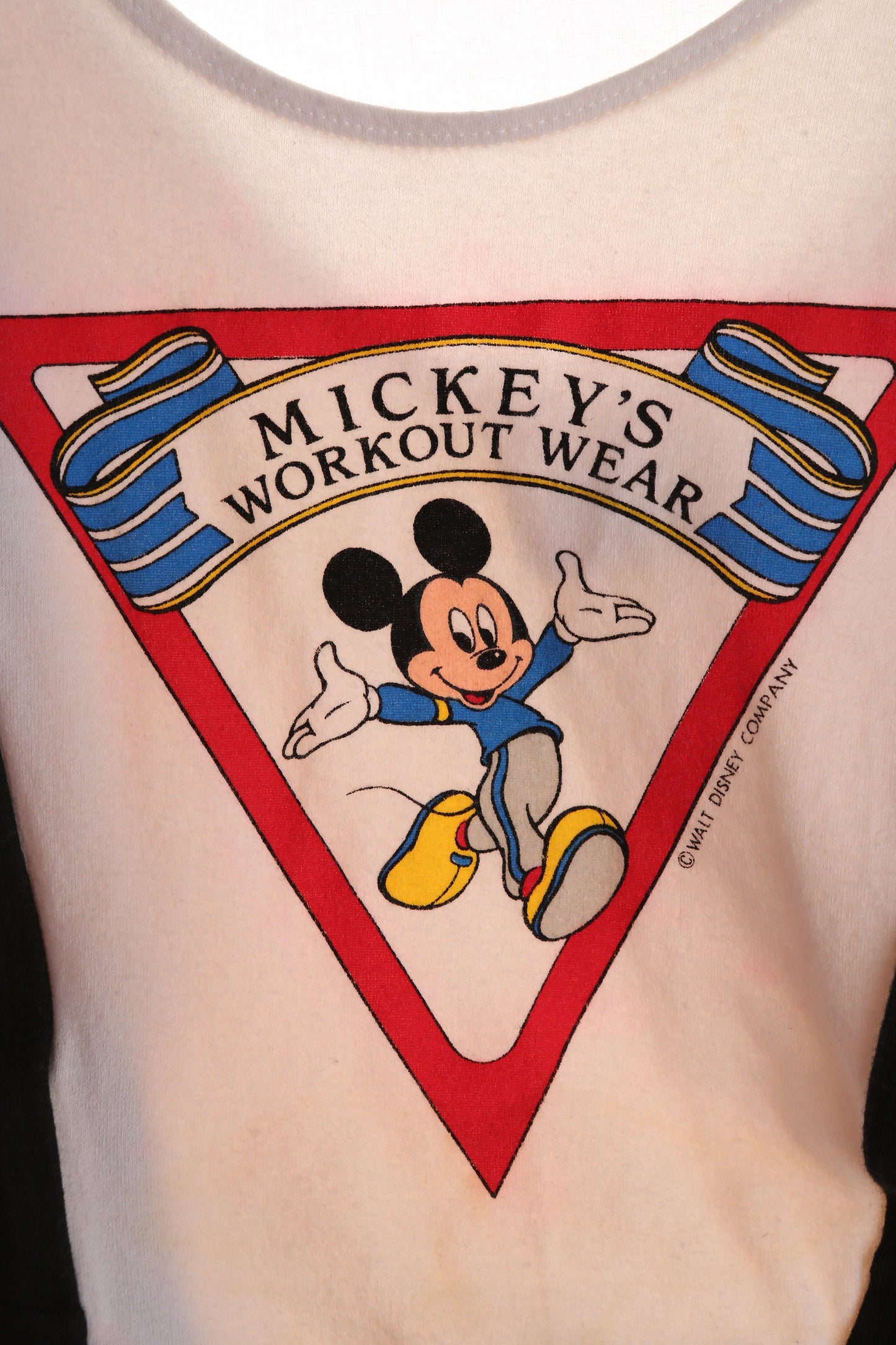 Vintage Mickey's Workout Wear Print Leotard Top - Est Era 80's - 90's