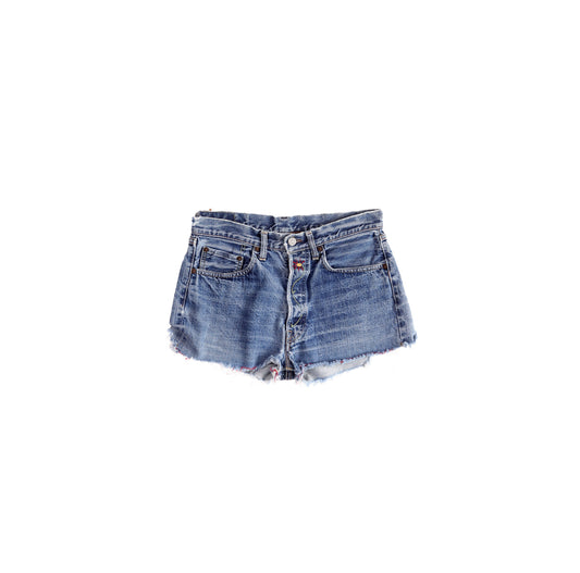 Vintage Single Stitch Levi's Denim Shorts  Single Stitch Color Indigo Cut off