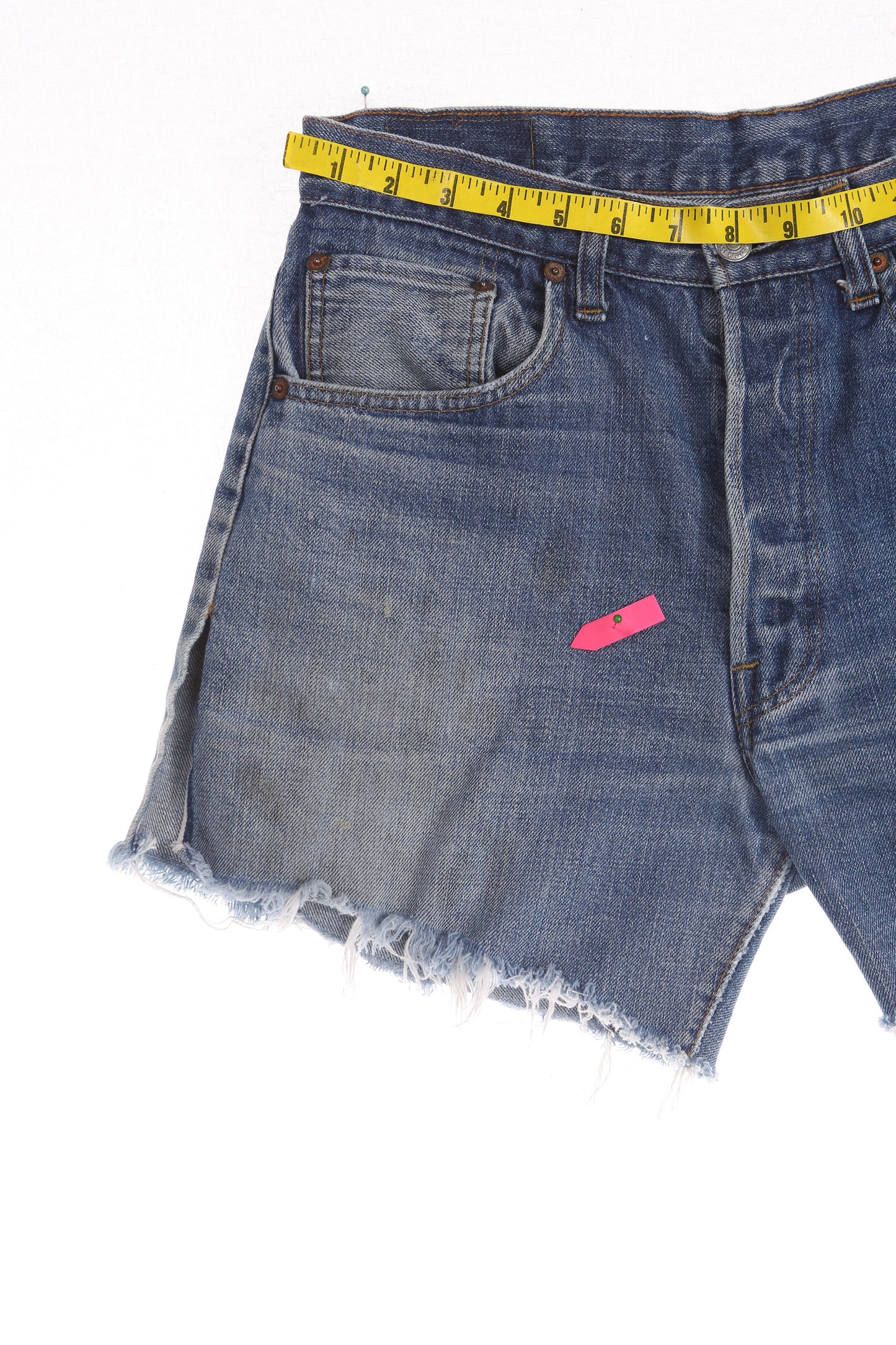 Vintage 501 Levi's Cut off Denim Shorts - Est Era 80s - 90s - Made in USA