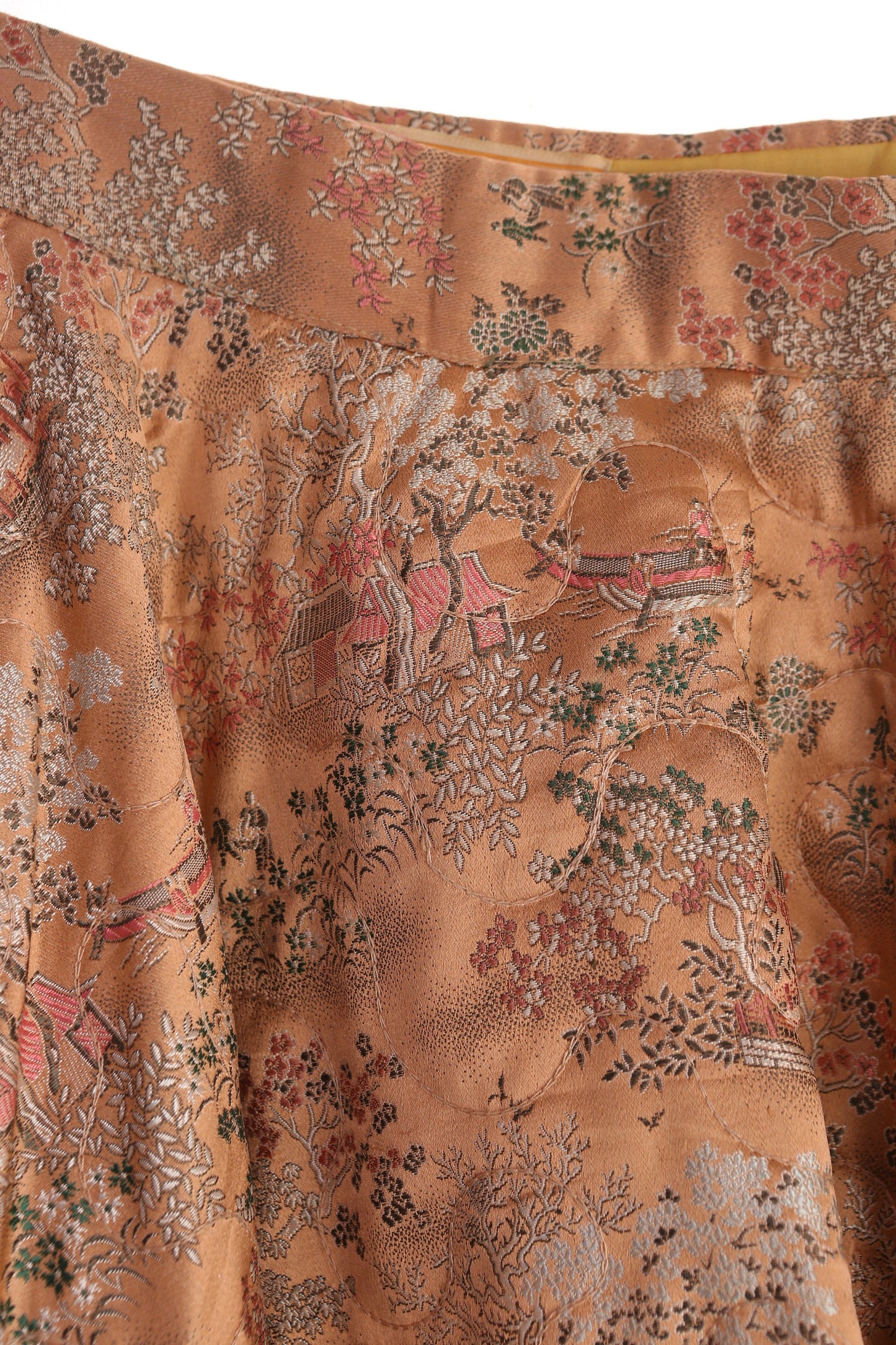 Vintage Women Brocade Circle Skirt by Barbara Barondess Mac Lea Designed for David Crystal - Estimated Era 1940's - 1950's