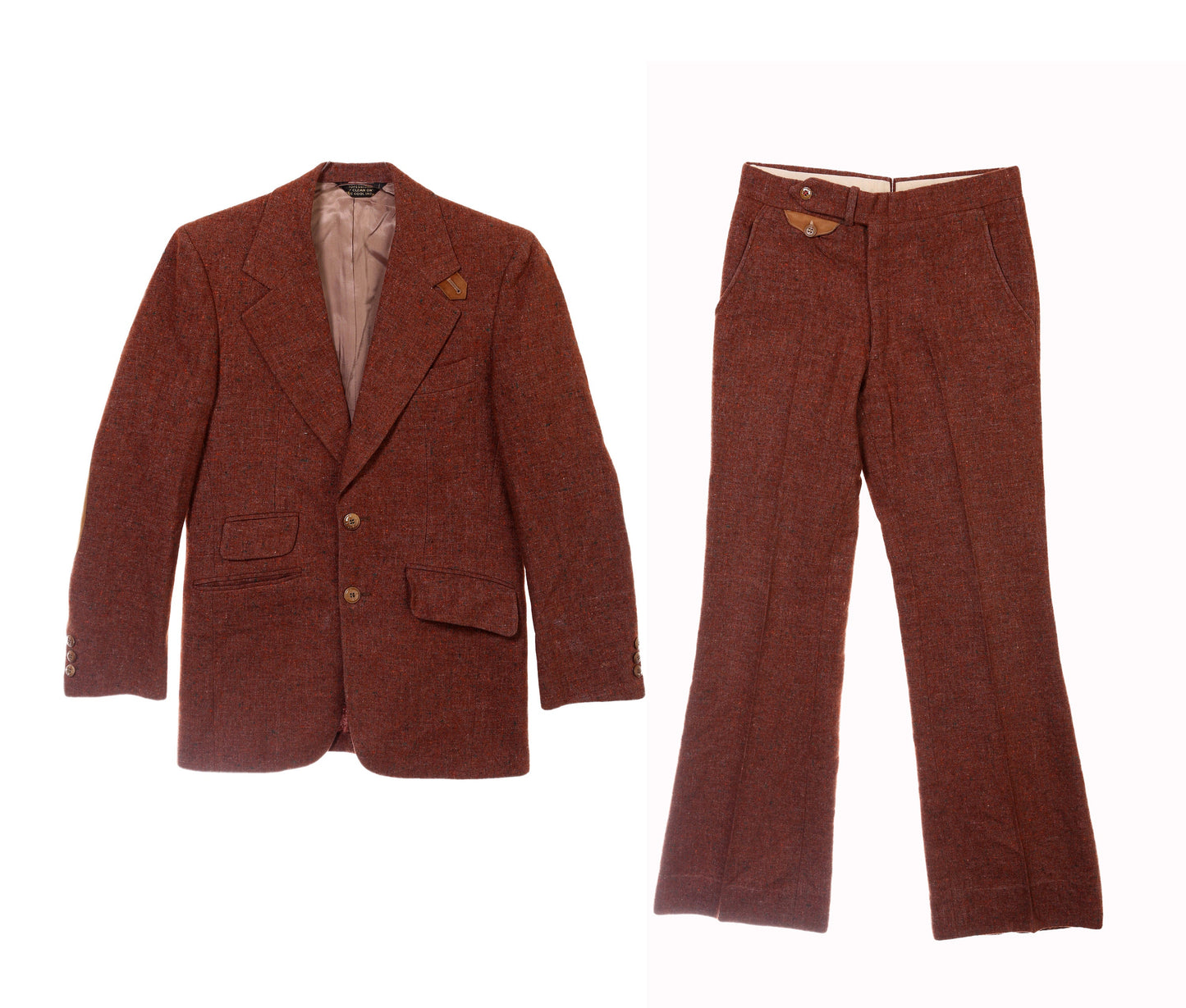 Vintage Men's Two Piece Casual Suit by Geoffrey Beene Designed for Surreys - Estimated Era 1970's - 1980's