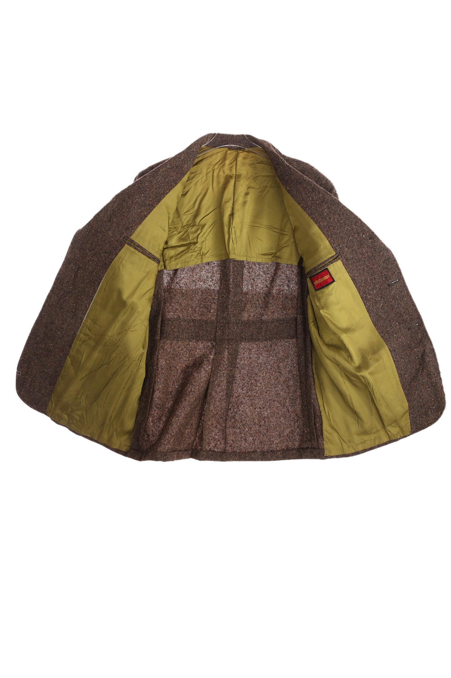 Vintage Men Brown Two Piece Suit by Clubman - Estimated Era 1970's - 1980's