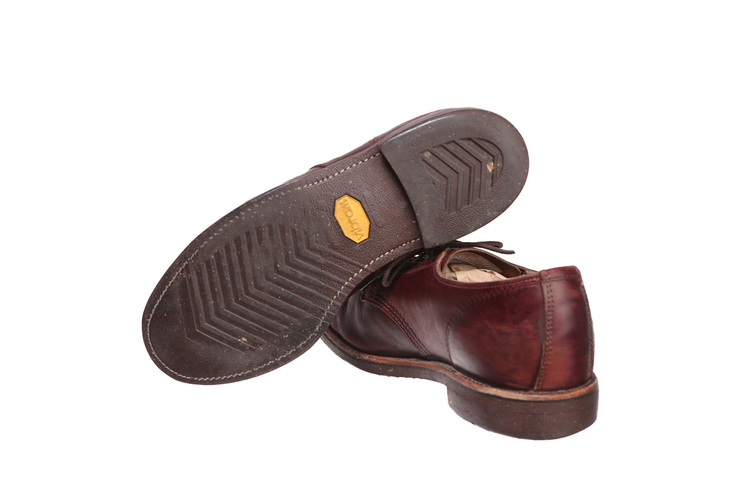 Vintage L.L. Bean Brown Leather Lace Up Shoes