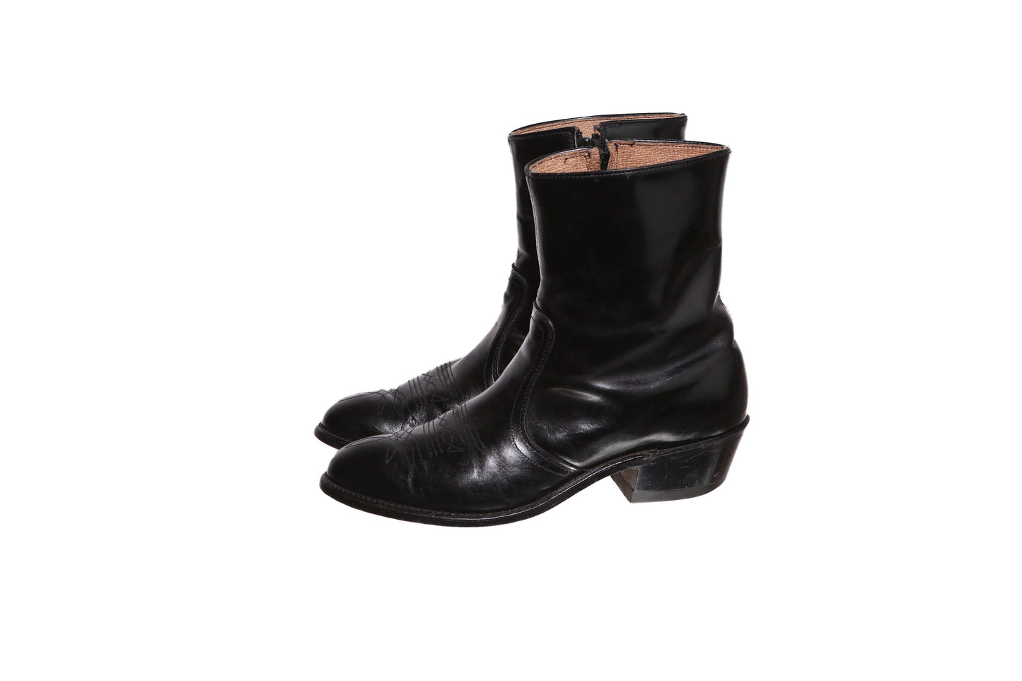 Vintage Western Boots - Size 8 1/2 D - Made in USA - Est Era 1980's - 1990's