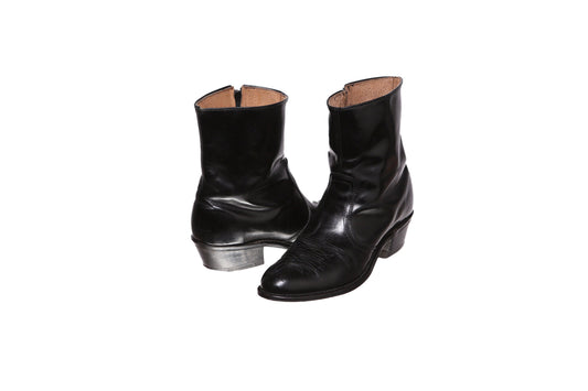 Vintage Western Boots - Size 8 1/2 D - Made in USA - Est Era 1980's - 1990's