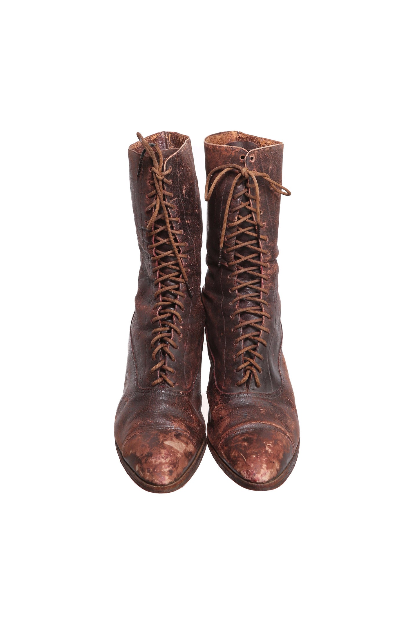 Vintage Women Leather Victorian Boots