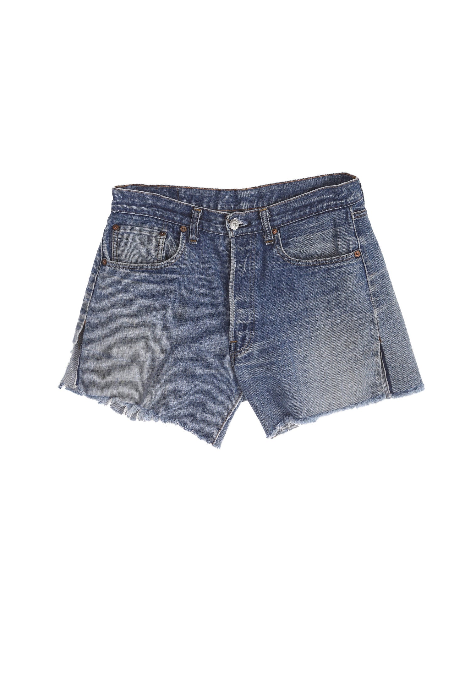 Vintage 501 Levi's Cut off Denim Shorts - Est Era 80s - 90s - Made in USA