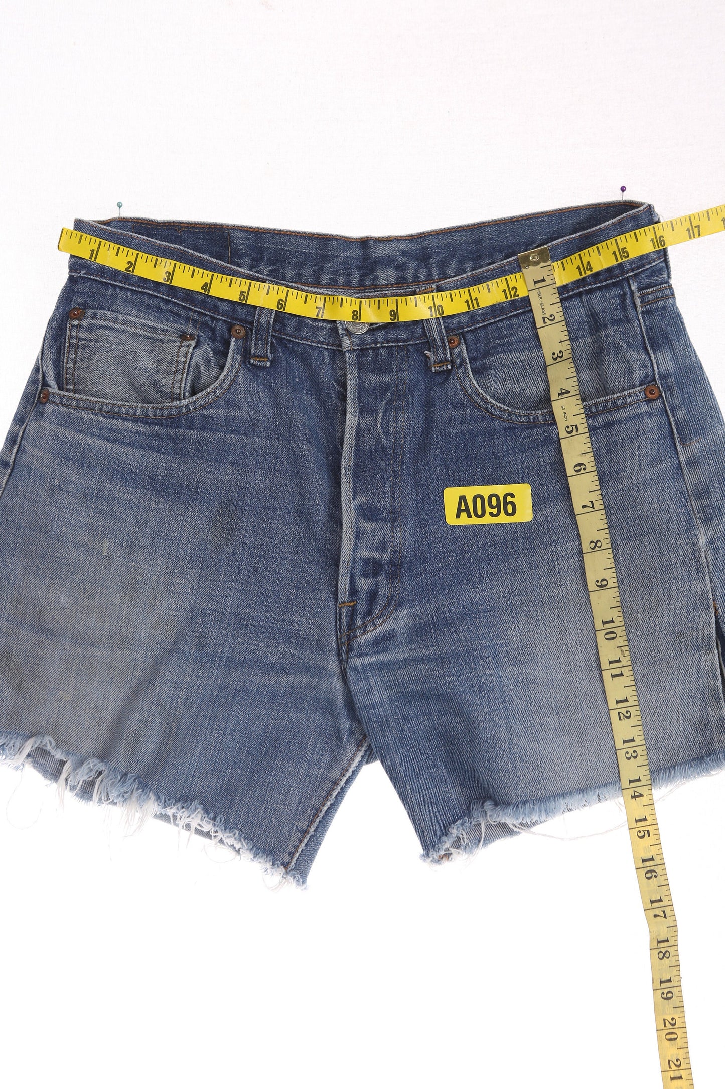 Vintage 501 Levi's Cut off Denim Shorts - Est Era 80s - 90s - Made in USA