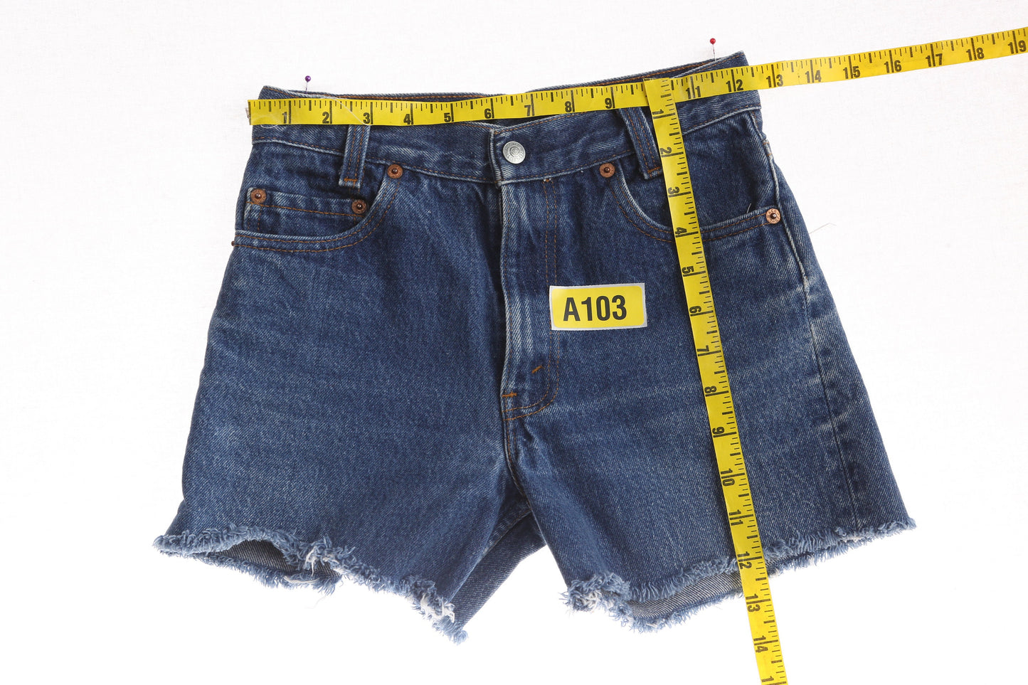 Vintage Levi's Denim Shorts Made in USA Estimated Era 80s - 90s - 302-117 Style