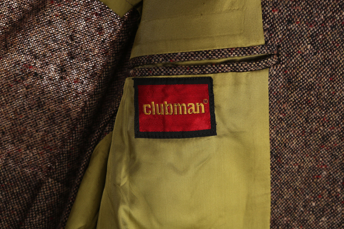 Vintage Men Brown Two Piece Suit by Clubman - Estimated Era 1970's - 1980's